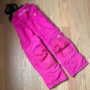 Helly Hansen Kids Fuchsia Snow Bib Size 8